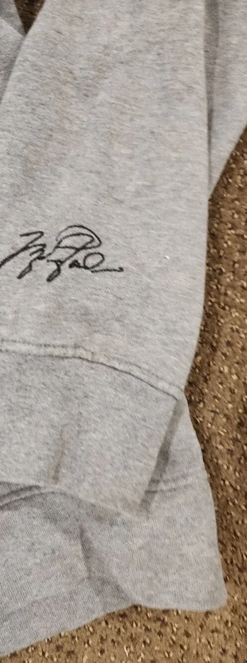 Jordan Light Gray Crewneck Hoodie with Subtle Jumpman